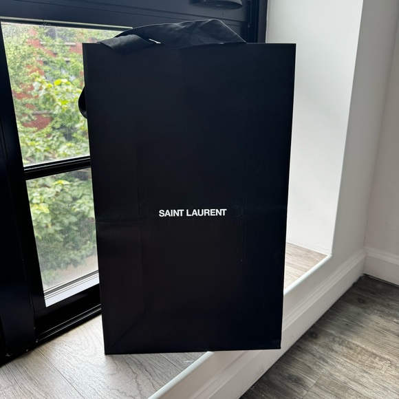 Saint Laurent Black Shopping Bag - Picture 1 of 10